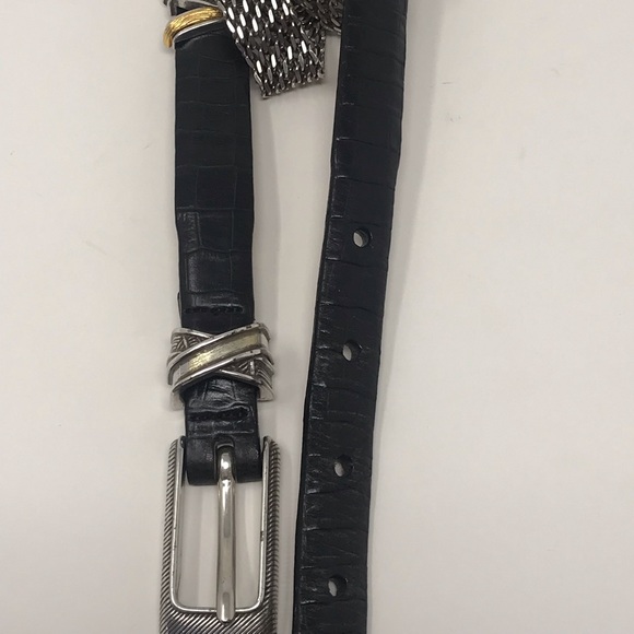 Sassy, Sexy Brighton Belt Leather Silver & Gold main image 7